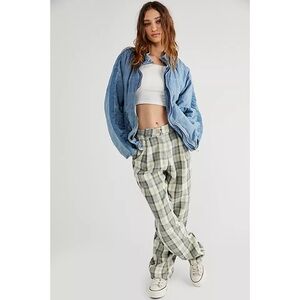 Free People Dolman Denim Quilted Jacket